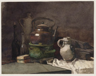 KT 1221
          <br/>
          Stilleven met koperen ketel en Keulse kruik
          <br/>
          <em>Bastert, Nicolaas (1854-1939)</em>